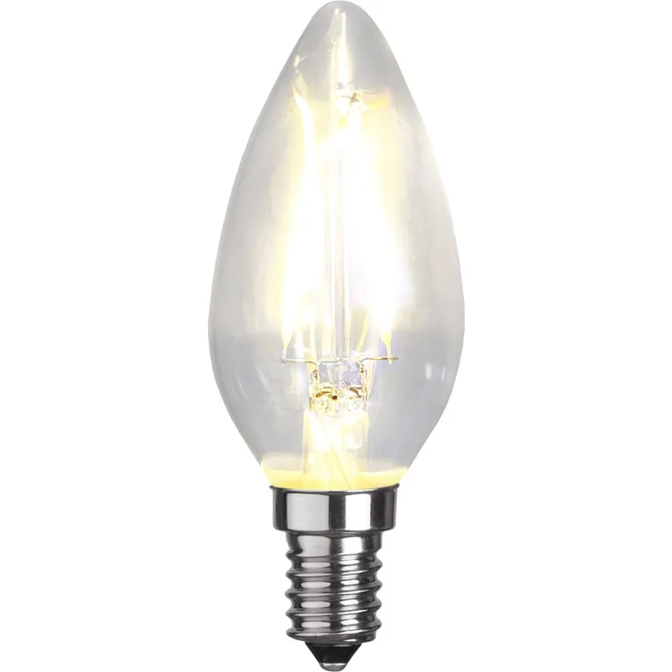 LED-Leuchtmittel ,Clear', C35, Kerzenform, E14, 1,5W, 150lm, warmweiß