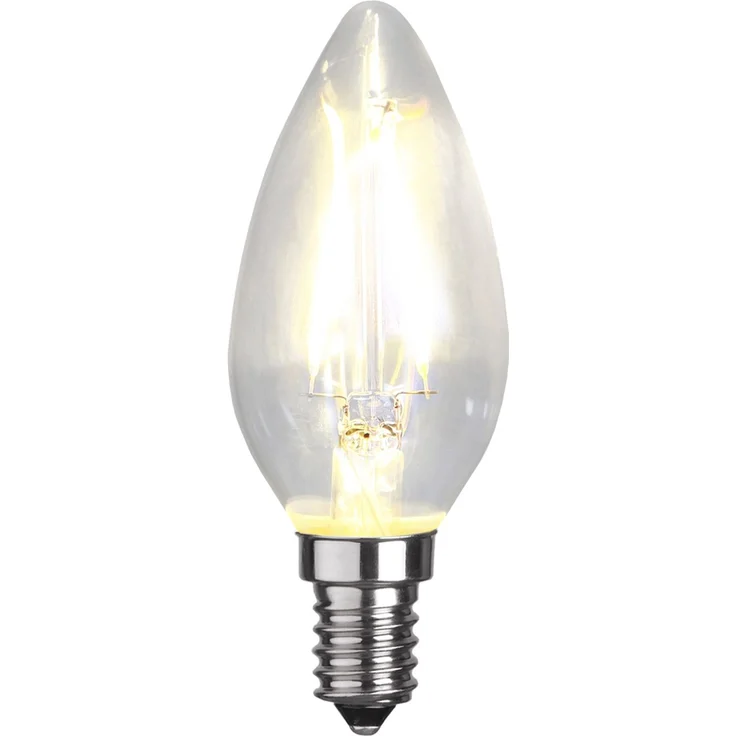 LED-Leuchtmittel ,Clear', C35, Kerzenform, E14, 1,5W, 150lm, warmweiß