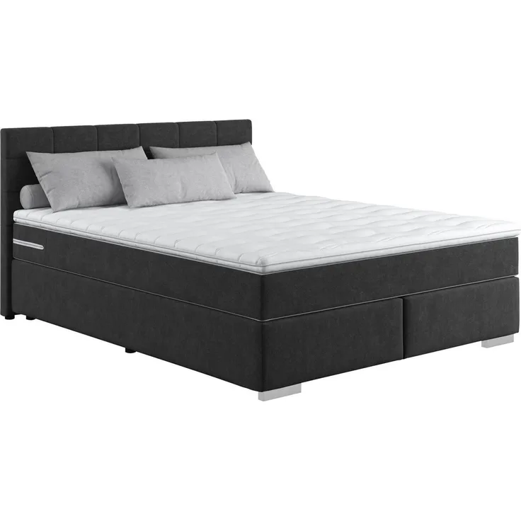 COTTA Boxspringbett Simba, wahlweise mit oder ohne Matratze und Topper bestellbar