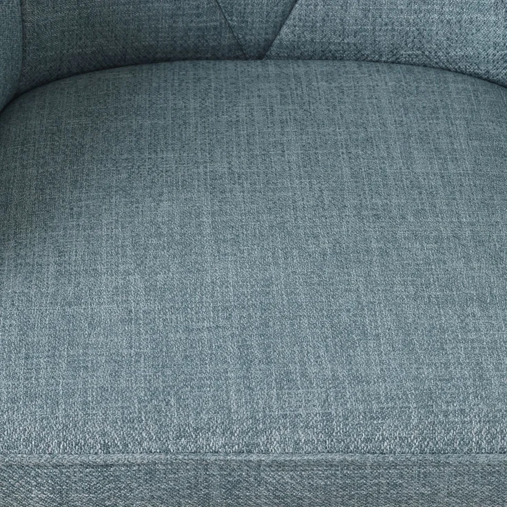 HOMAVO Esszimmerstuhl 4 Stück mit Armlehnen Stoff Mintgrün 57x62x87cm, YZ3 – Bild 6