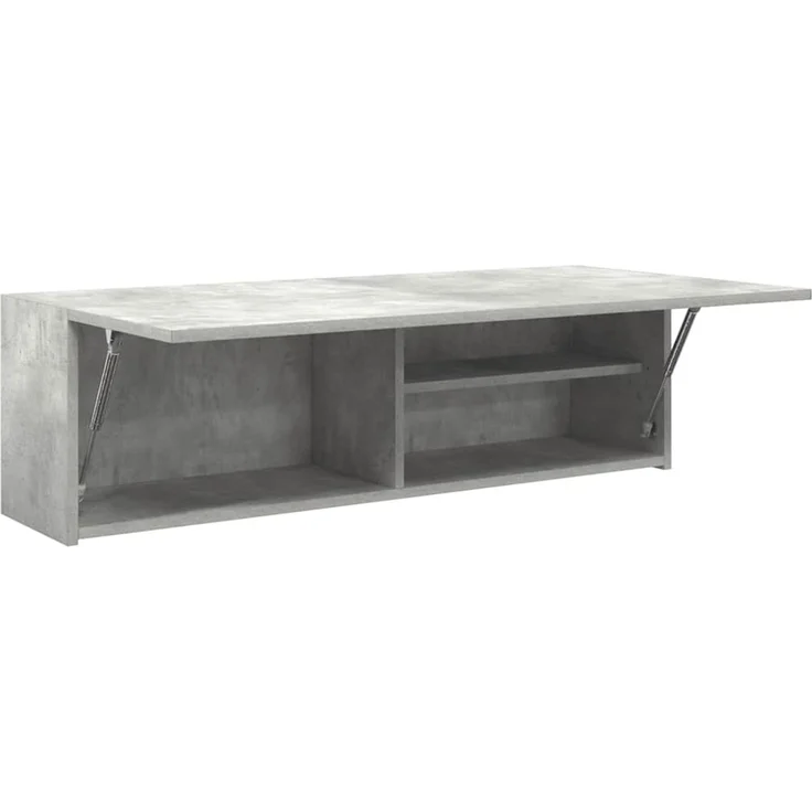 vidaXL Bad-Wandschrank Betongrau 100x25x30 cm Holzwerkstoff 860097 – Bild 5