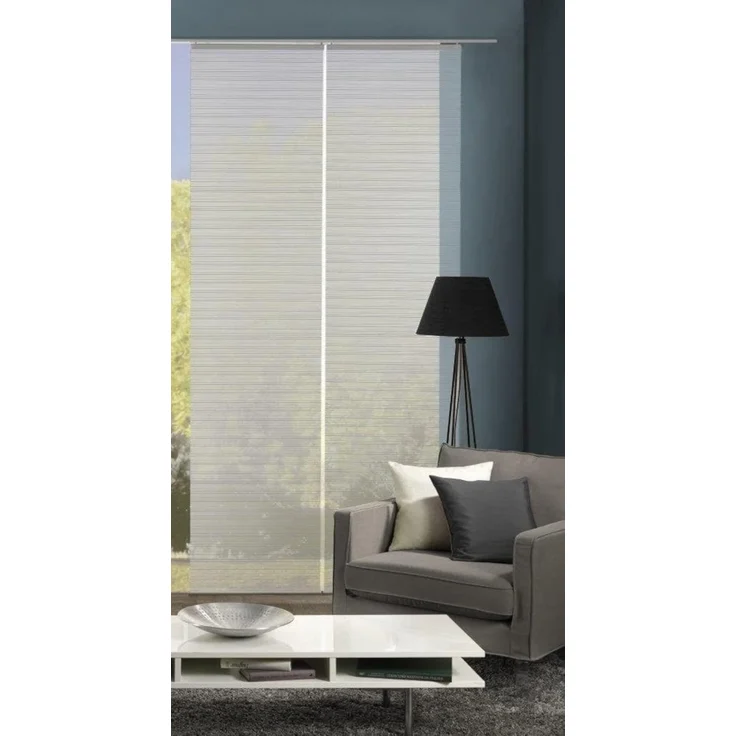 Home Wohnideen Flächenvorhang Rom grau, 60 x 260 cm – Bild 3