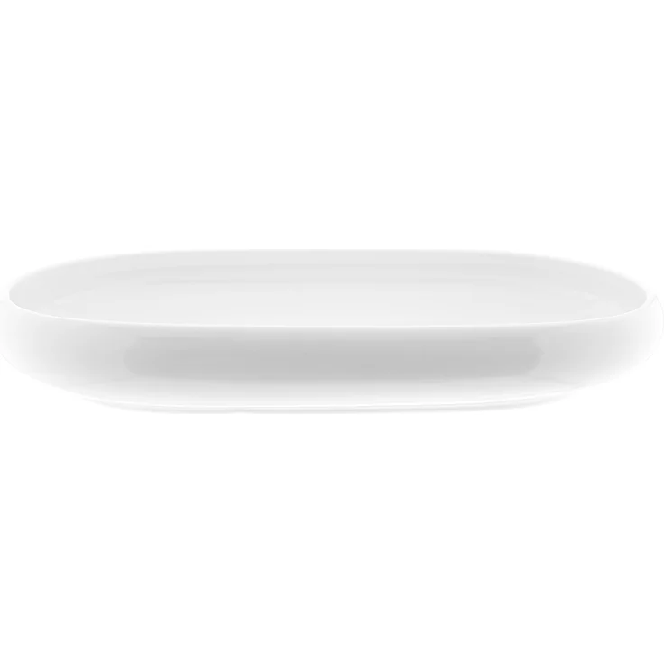 Belicia Servierplatten-Set aus Porzellan – 2-teilig in elegantem Weiß – Bild 2