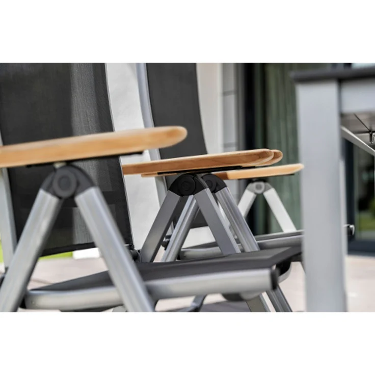 Kettler Granada Klappsessel - silber / anthrazit – Bild 3