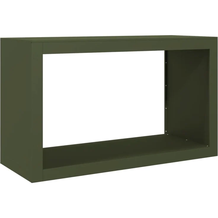 vidaXL Brennholzregal Grün 100x40x60 cm Stahl 850985 – Bild 5