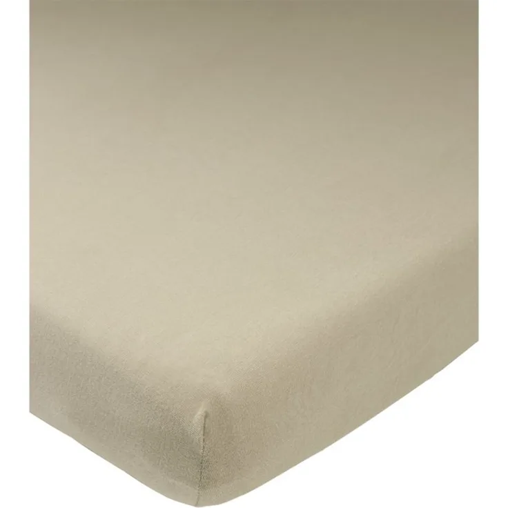 Meyco Baby Spannbettlaken Taupe, Jersey, Gummizug: Rundum, (1 Stück), 40x80/90cm - 1-pack