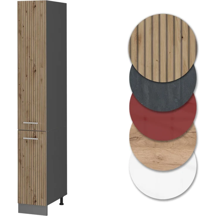 Apothekerschrank R-Line Artisan-Eiche 30 cm Vicco – Bild 6