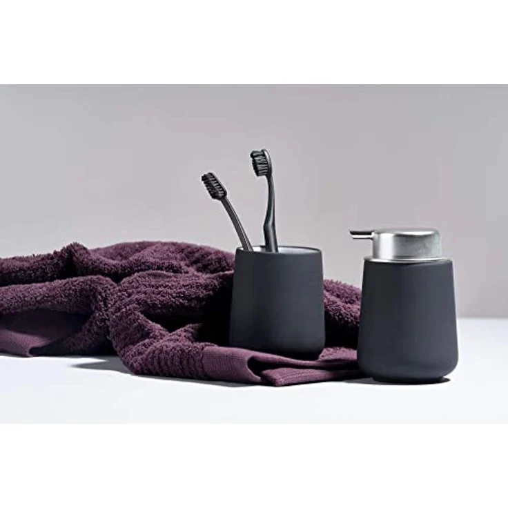 Zone Nova Toothbrush Mug Dia. 8 x 10 cm Black – Bild 4
