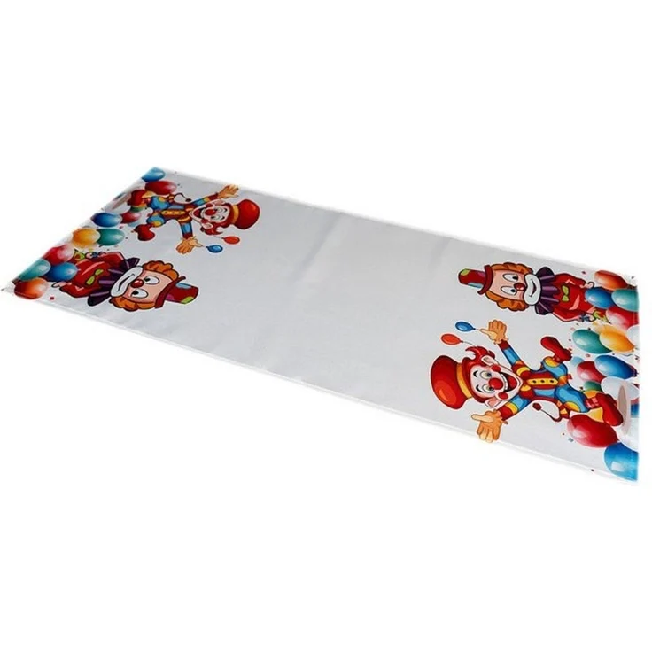 texpot Tischdecke Tischläufer Druck Clowns mit Luftballons (1-tlg) – Bild 3