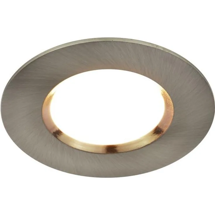 Nordlux SIEGE LED Einbaustrahler Nickel 345lm IP65 8,5x8,5x4,5cm