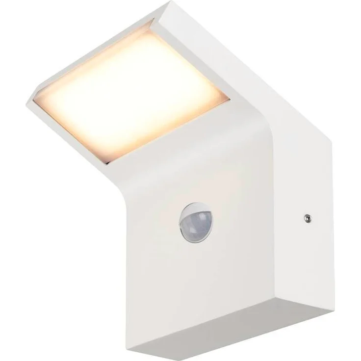 SLV ORDI II, WL, SENSOR, Wandaufbauleuchte, eckig, 2200/3000 K, IP54, weiß - Stand-, Wand- und Deckenleuchten (Outdoor)