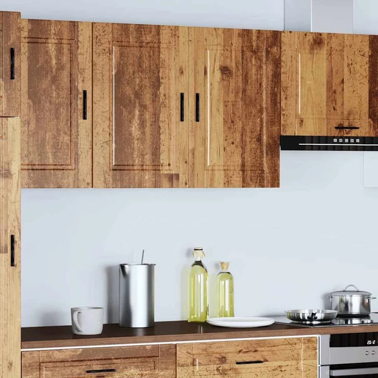 vidaXL Küchen-Hängeschrank Porto Altholz-Optik Holzwerkstoff 854075 – Bild 6