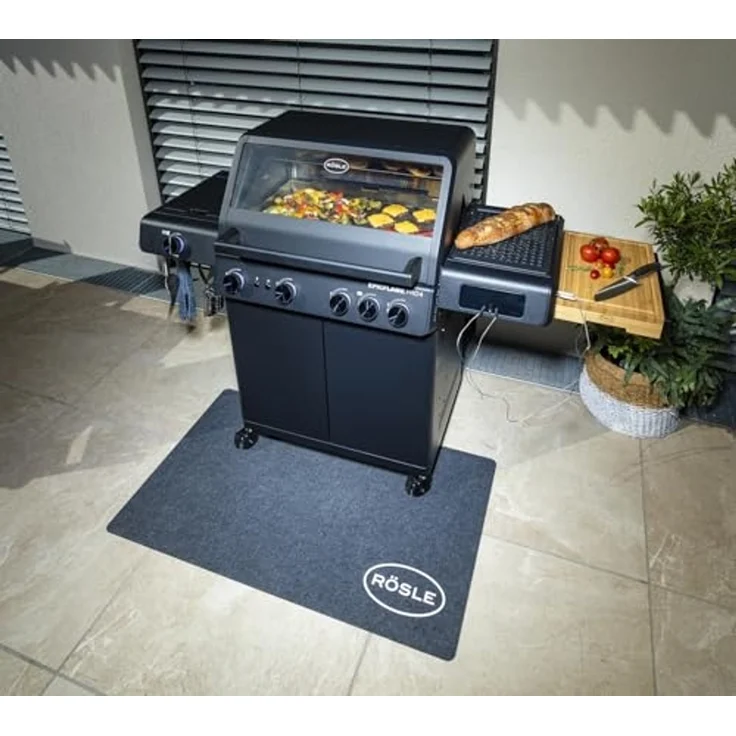 Rösle Gasgrill EPICFLAME PRO 4 Schwarz mit PRIMEZONE und Backburner 251165 – Bild 3