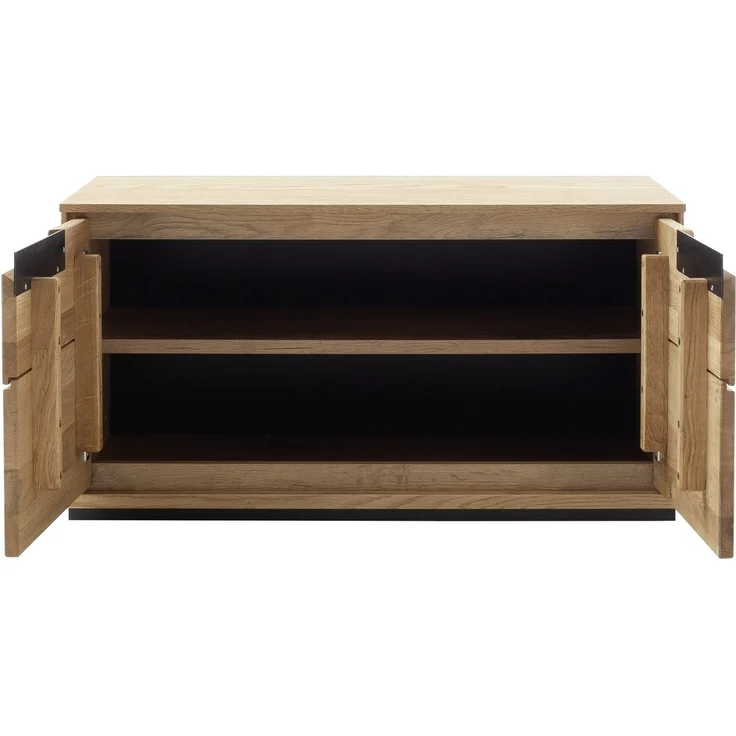 Garderoben-Set >ARAYA< (5-teilig) in Eiche teilmassiv - 227x195x40,5 (BxHxT) – Bild 9