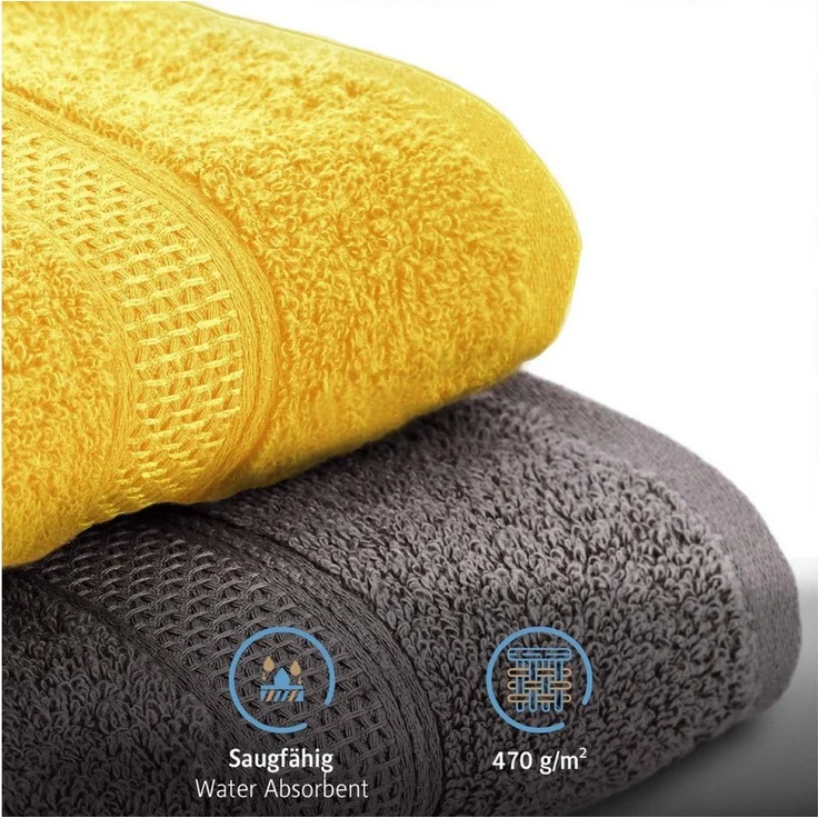 Komfortec Handtuch Set aus 100% Baumwolle, 4 Handtücher 50x100 cm und 4 Badetücher 70x140 cm, Frottee (Packung, 8-St), Duschtücher & Badehandtuch, Weich, Towel, Groß – Bild 4