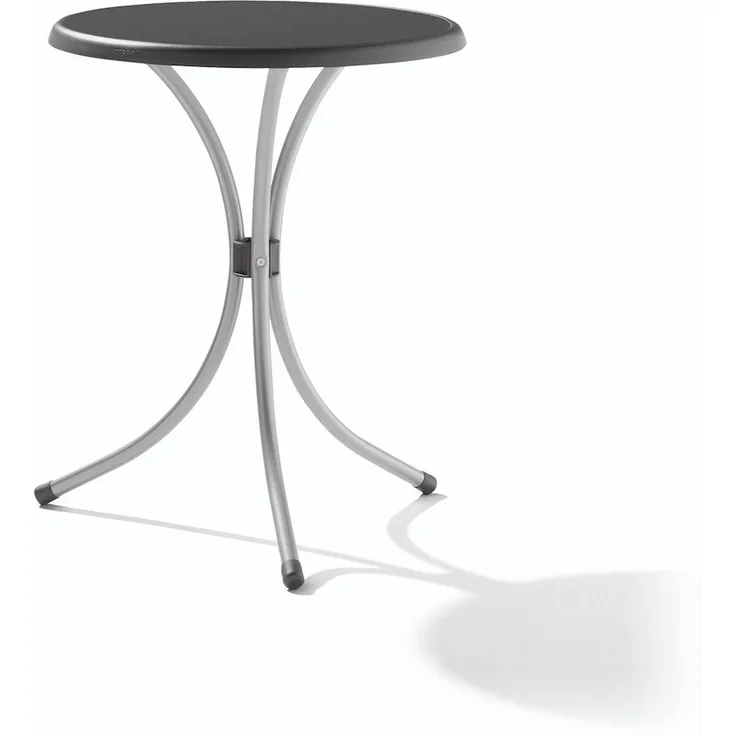 Sieger Bistro-tisch Bistro-tisch mit Mecalit-PRO Tischplatte, Stahl Graphit 60 x 72 x 60 cm