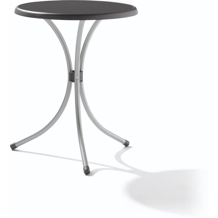 Sieger Bistro-tisch Bistro-tisch mit Mecalit-PRO Tischplatte, Stahl Graphit 60 x 72 x 60 cm