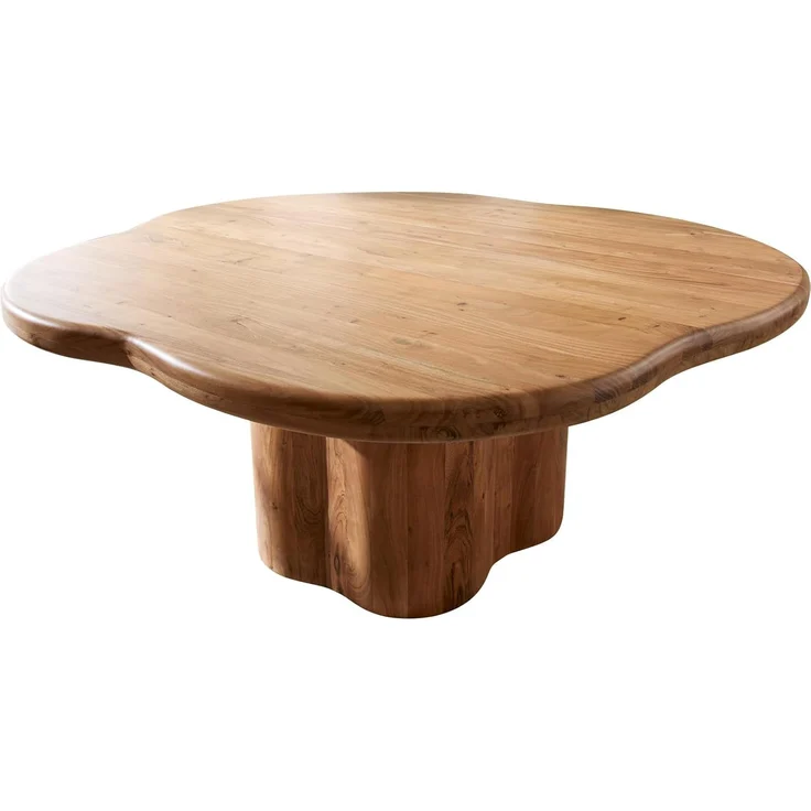 Esstisch Orbion 180x175 Akazie Natur Holzgestell – Bild 1
