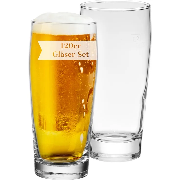 Van Well Willi Becher 0,2 l geeicht 120er Set