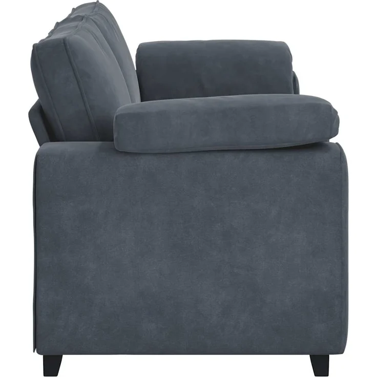 vidaXL 3-Sitzer-Sofa Dunkelgrau 220x77x82 cm Samt 4105278 – Bild 4