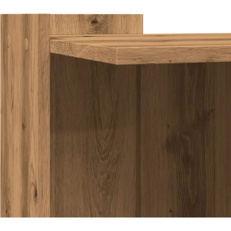 vidaXL Katzenklo Artisan-Eiche 53x53x51 cm Holzwerkstoff 857759 – Bild 7