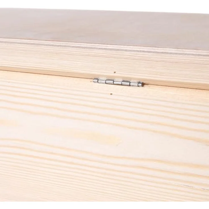 Creative Deco Holzkiste Holzkiste mit Deckel Erinnerungsbox Baby Groß Unlackiert, Unlackiert – Bild 7
