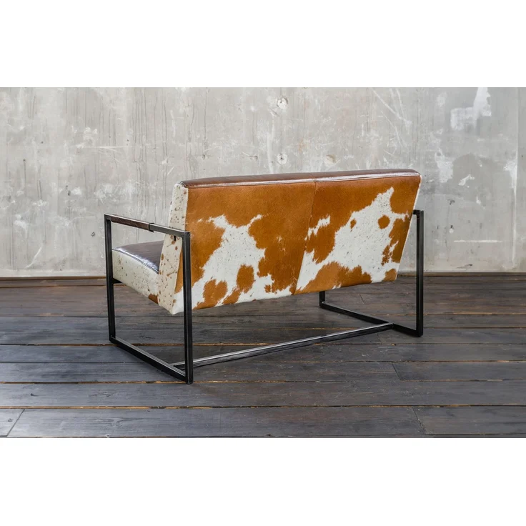 KAWOLA Sofa LIANO Vintage Leder braun 81 x 81 x 125 cm – Bild 5