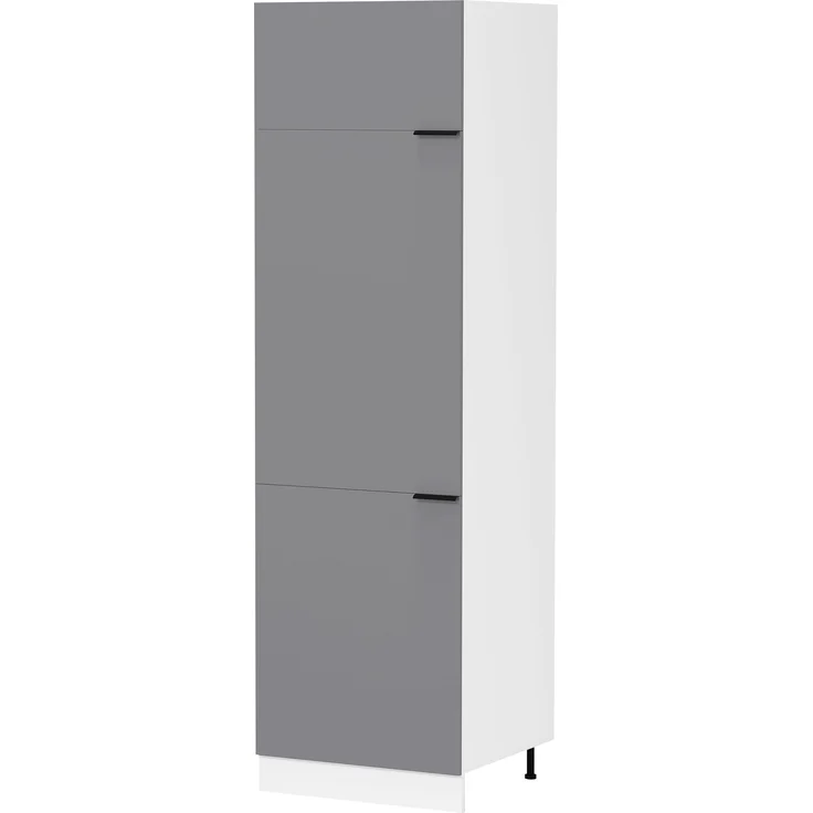 VCM Küchenmöbel Unterschrank Fasola 920539 Weiß / Anthrazit H. 207 x B. 60 x T. 57 cm – Bild 4
