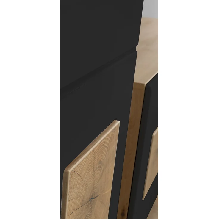 Lowboard >Georgia< in Eiche Artisan Nachbildung - 140x58x38cm (BxHxT) – Bild 5