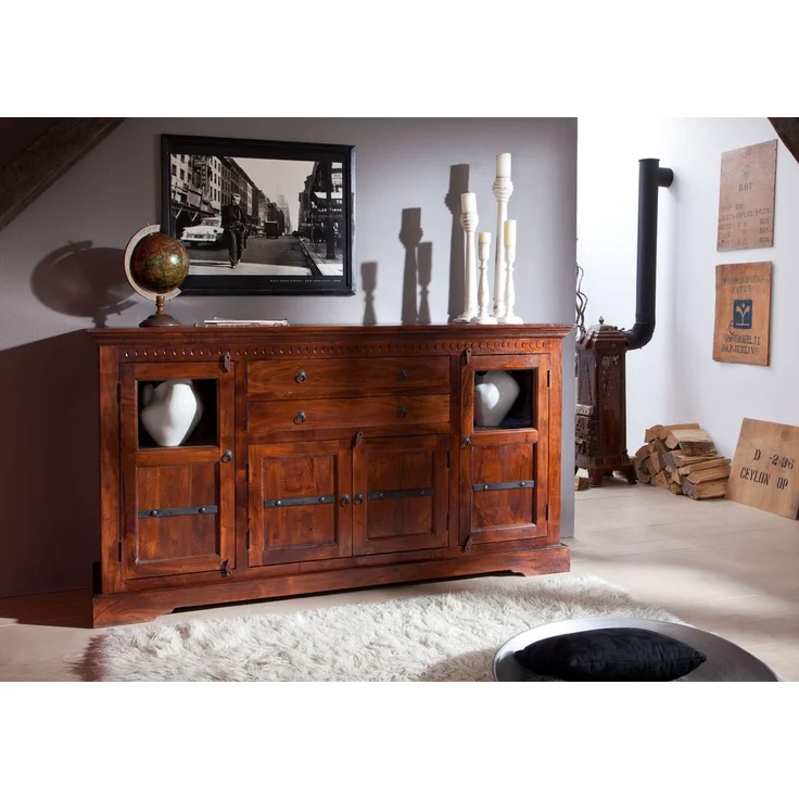 Sideboard Akazie 181x50x100 nougat lackiert OXFORD #453 – Bild 9