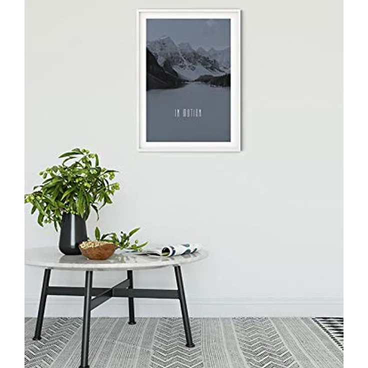 Komar Wandbild Word Lake In Motion Steel, 30 x 40 cm Poster ohne Rahmen, fotorealistischer Kunstdruck, seidenmatte Oberfläche, made in Germany – Bild 2