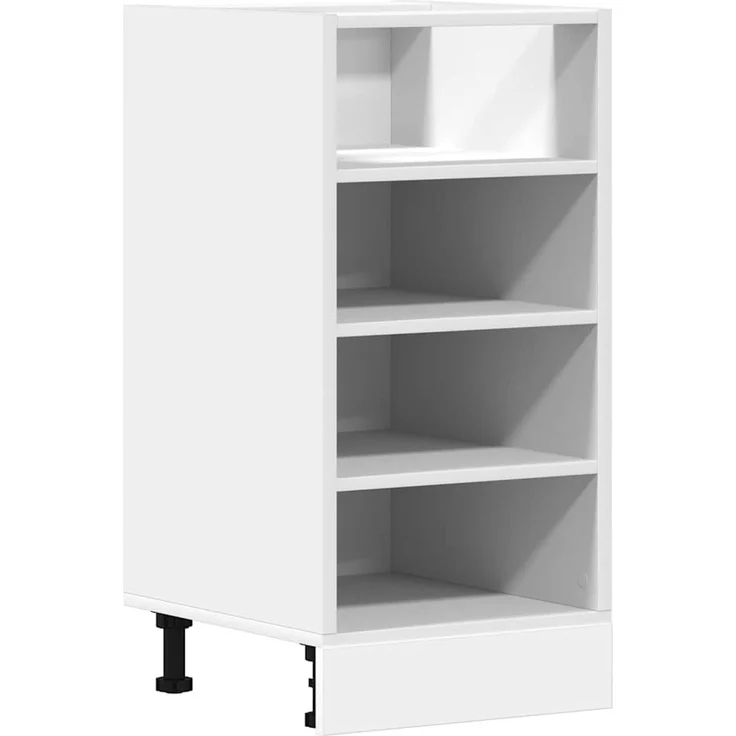 vidaXL Unterschrank Riga Weiß 40x44,5x81,5 cm Holzwerkstoff 854202 – Bild 1