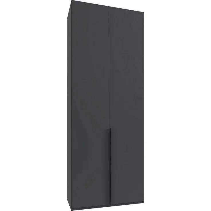 Wimex Kleiderschrank Mugano,in 5 Breiten,2 Höhen,2 Tiefen, viele Farben, Made in Germany (in Basic oder Premium Ausstattung) mit langen Griffen aus Metall, mit oder ohne Spiegel
