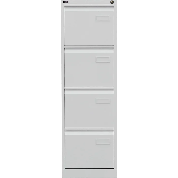 Bisley LIGHT Hängeregistraturschrank, einbahnig, DIN A4, 4 HR-Schubladen, Farbe verkehrsweiß – Bild 1