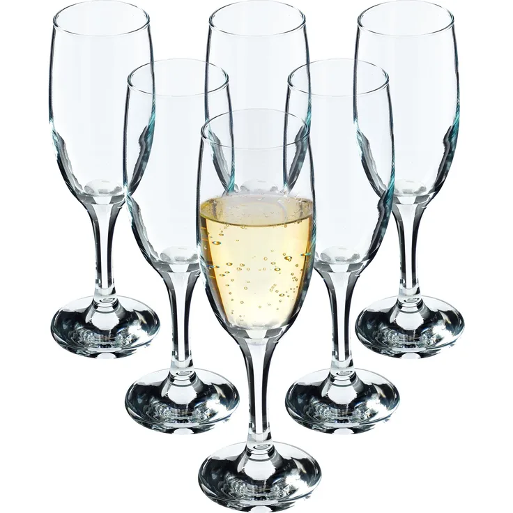 KADAX Champagnergläser Prosecco 190 ml 6-teiliges Gläserset