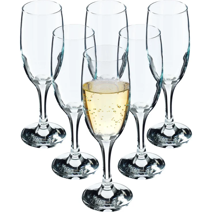 KADAX Champagnergläser Prosecco 190 ml 6-teiliges Gläserset – Bild 1