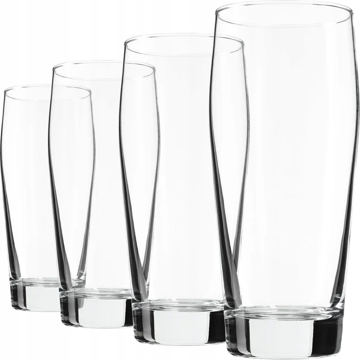 KADAX Bierkrug, 510 ml, Glas, hohes Glas-Set, Becher, 4-tlg – Bild 8