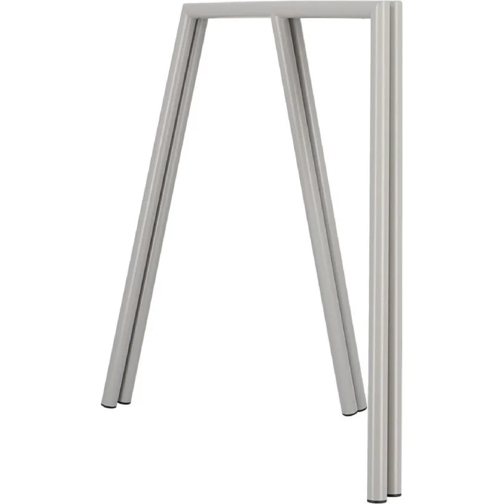 Tischgestell Benito 2er Set, pulverbeschichtetes Metall, modern, Taupe, für flexible Tischlösungen – Bild 4