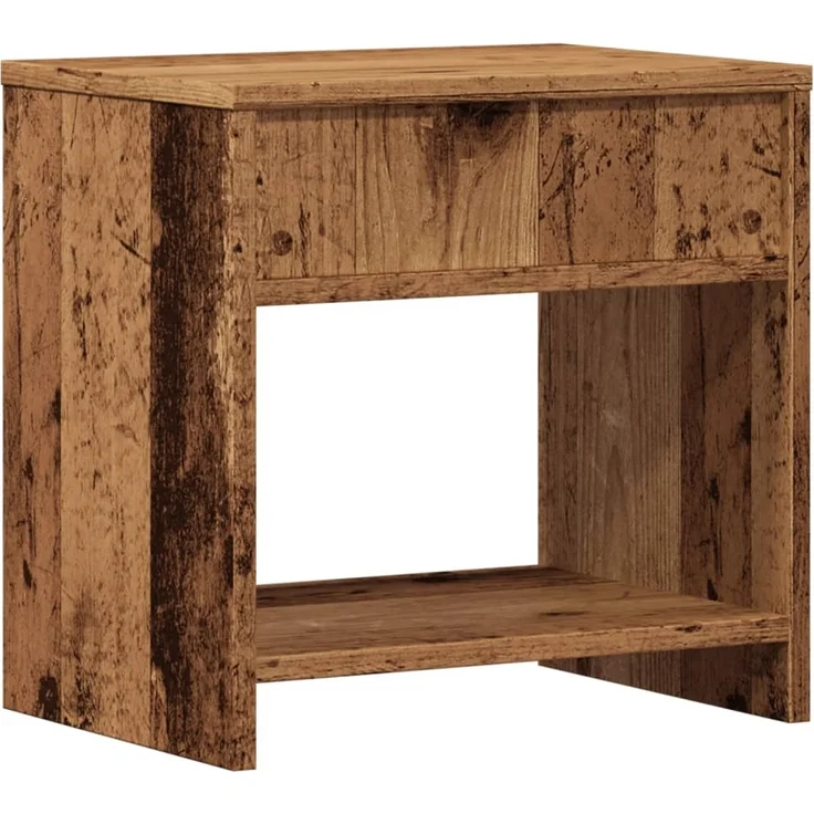 vidaXL Nachttisch Altholz-Optik 40x30x40 cm Holzwerkstoff 855762 – Bild 6
