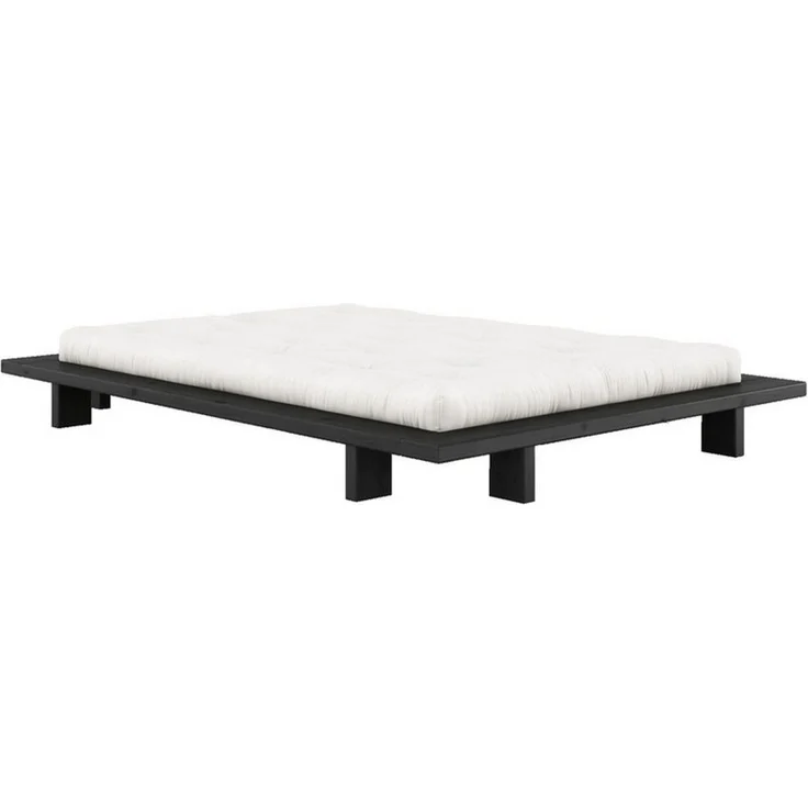 Karup Design Bettgestell JAPAN BED Bodenbett, Holzrahmen, Futonbett, Jugendbett, Holzbett, Massivholzbett mit Lattenrost, Kiefer massiv, Bett ohne Kopfteil – Bild 2