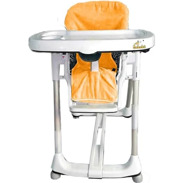 Hochstuhlbezug aus Frottee, hergestellt in Italien, Orange – Bild 2