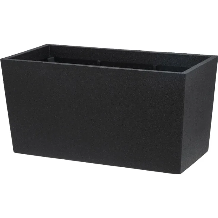 4Living Pflanzgefäß Thermo Patio D76 schwarz