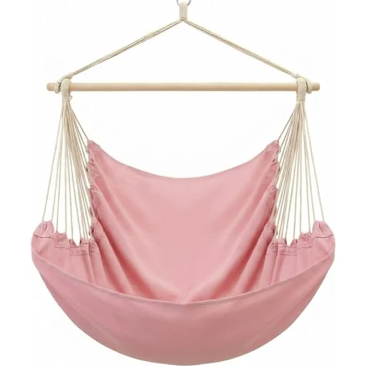 XXL Hängesessel Relaxsessel 185x130cm bis 150kg in Rosa – Bild 2
