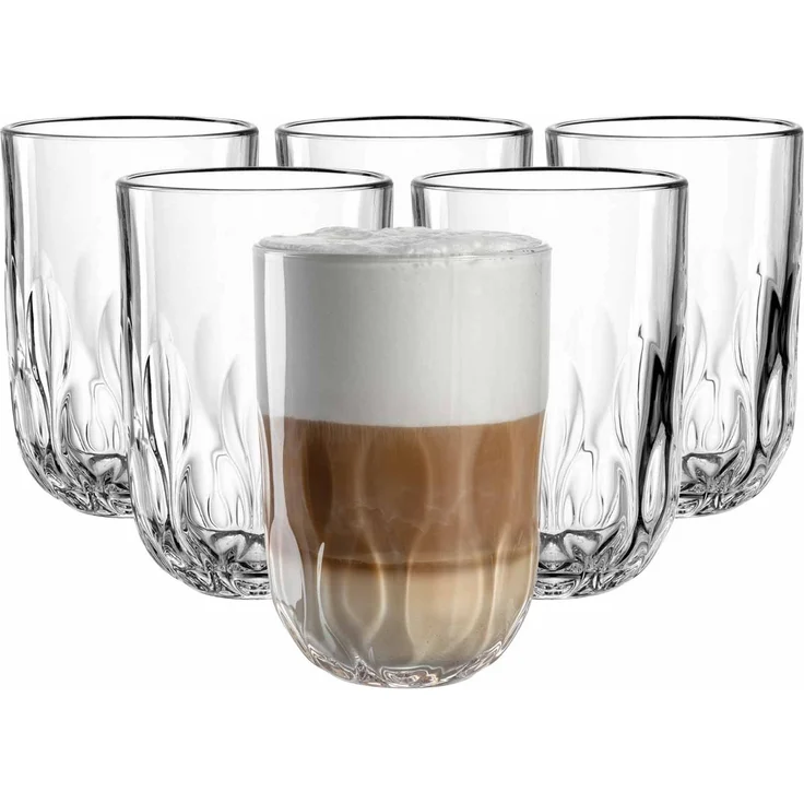 Leonardo GOCCE Latte Macchiato Glas (3) 390 ml 6er Set – Bild 1