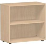 Regal mit Standfüßen, 80x40x75cm, Buche