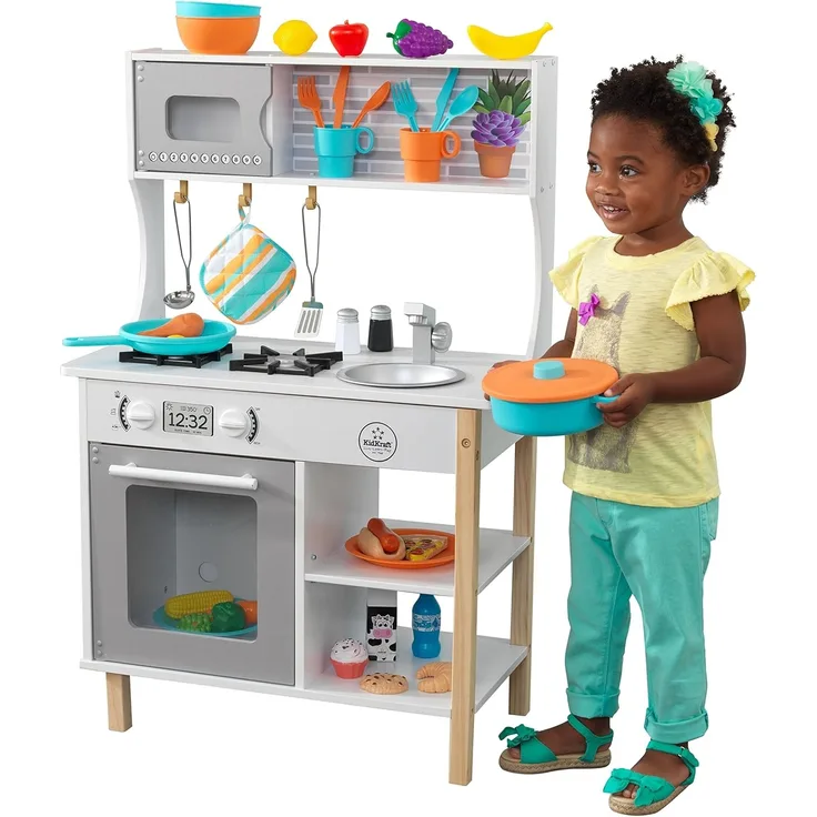 KidKraft 53370 All Time Spielküche aus Holz für Kinder