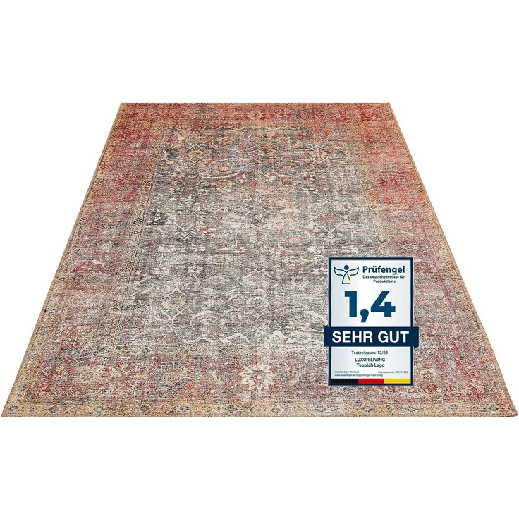 LUXOR living Teppich Lago, rechteckig, Höhe: 6 mm, faltbarer Teppich, modernes Design, waschbar, In- und Outdoor geeignet – Bild 5