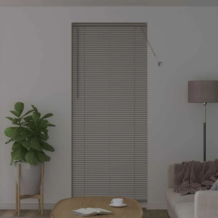 vidaXL Venezianische Jalousie Silber 220 x 90 cm 25 mm Aluminium 42005945 – Bild 3
