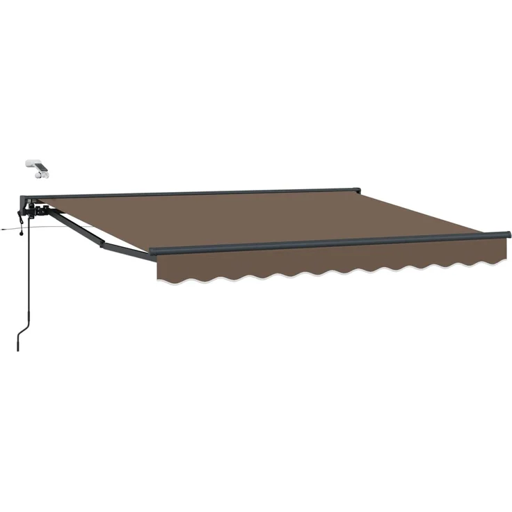 vidaXL Elektrische ausziehbare Markise Taupe 3x2,5 m 3425921 – Bild 1
