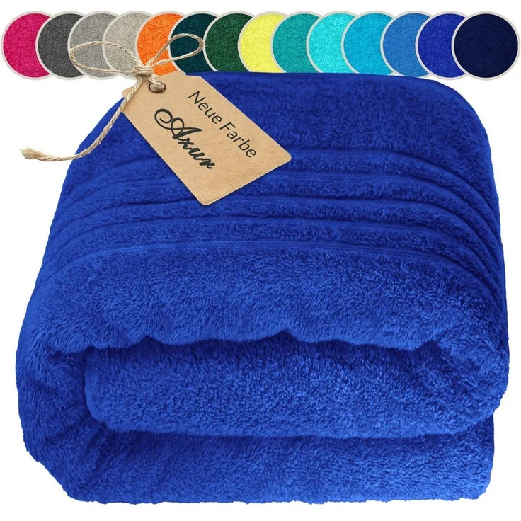 Lashuma Saunatuch XXL Handtuch London, Frottee (1-St), großes Badetuch Damen & Badehandtuch Herren 80x200 - Saunahandtuch – Bild 2